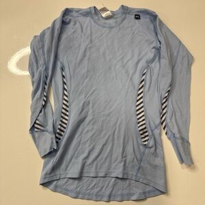 Helly Hansen Blue Shirt Womens L Pullover Top Has Defects As Seen A010326